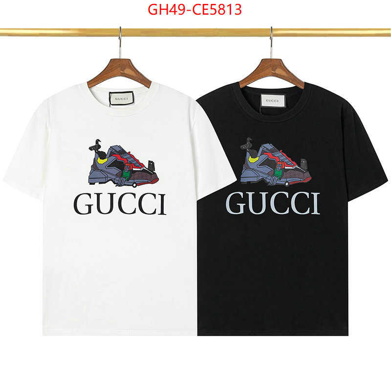 Clothing-Gucci,where can you buy replica ID: CE5813,$: 49USD