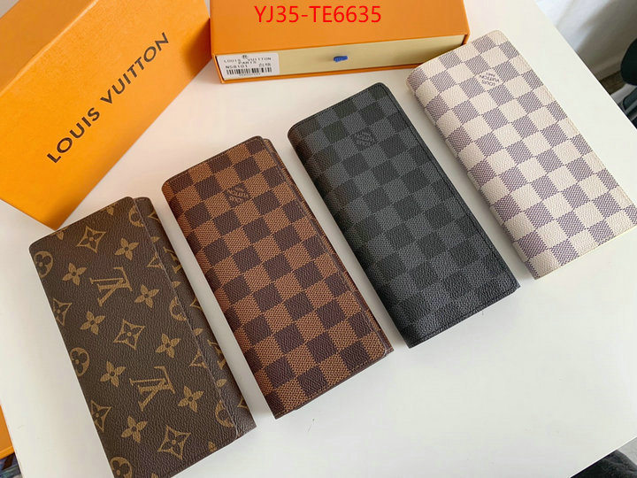 LV Bags(4A)-Wallet,perfect ID: TE6635,$: 35USD