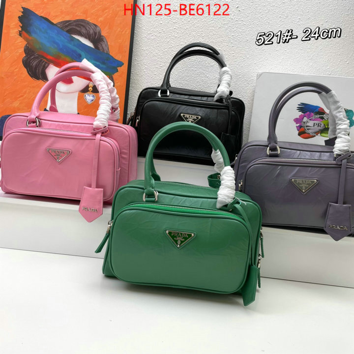 Prada Bags(4A)-Handbag-,good quality replica ID: BE6122,$: 125USD