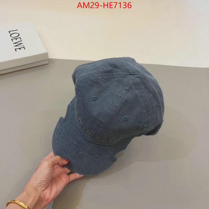 Cap (Hat)-Balenciaga,what are the best replica ID: HE7136,$: 29USD