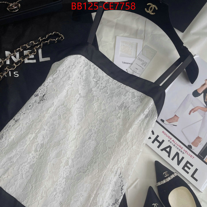 Clothing-Chanel,designer high replica ID: CE7758,$: 125USD