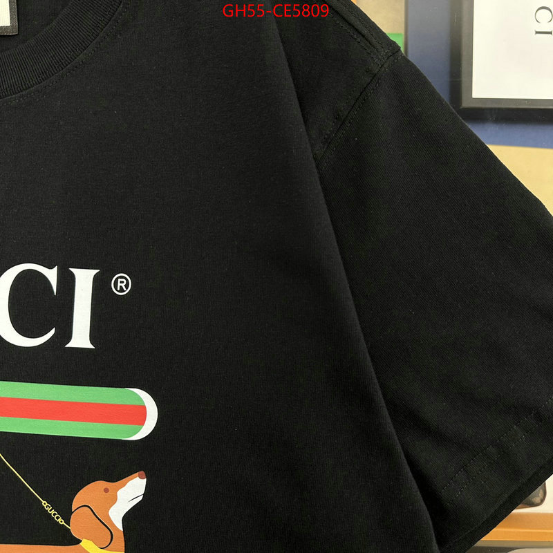 Clothing-Gucci,best wholesale replica ID: CE5809,$: 55USD