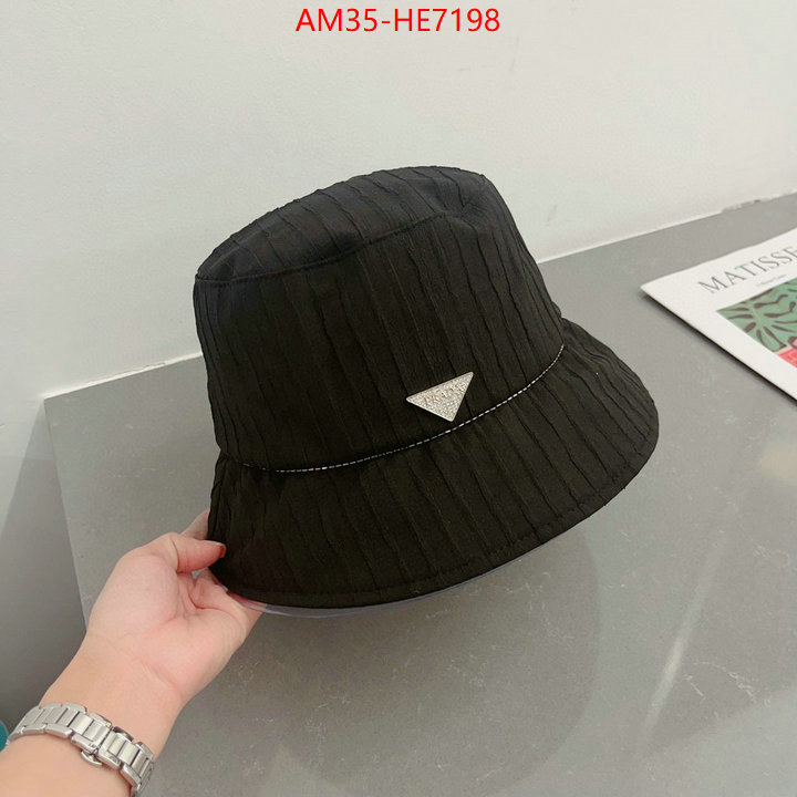 Cap (Hat)-Prada,7 star quality designer replica ID: HE7198,$: 35USD