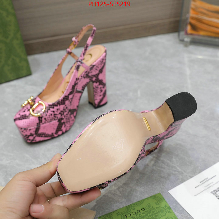 Women Shoes-Gucci,replica 1:1 high quality ID: SE5219,$: 125USD