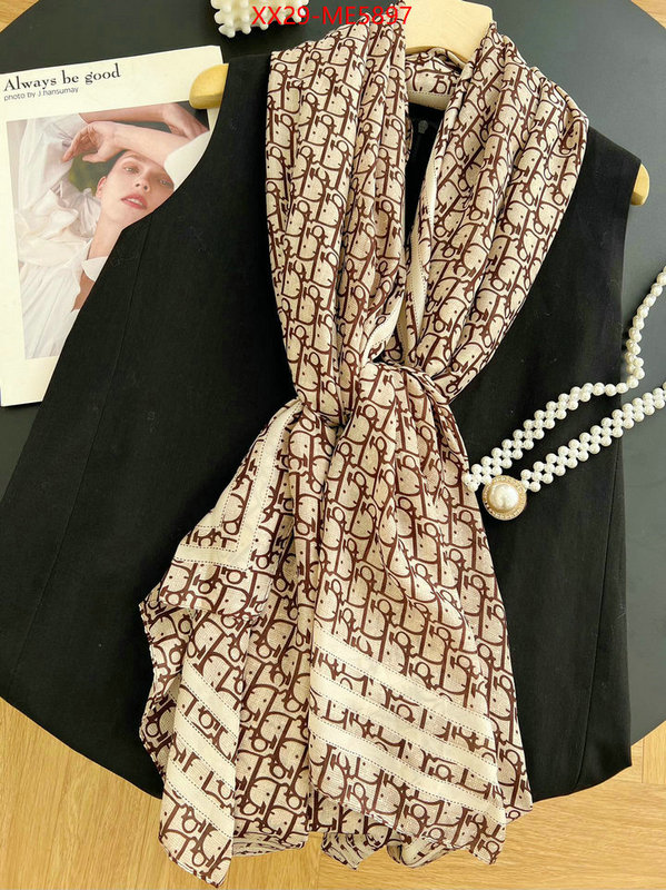 Scarf-Dior,luxury fake ID: ME5897,$: 29USD