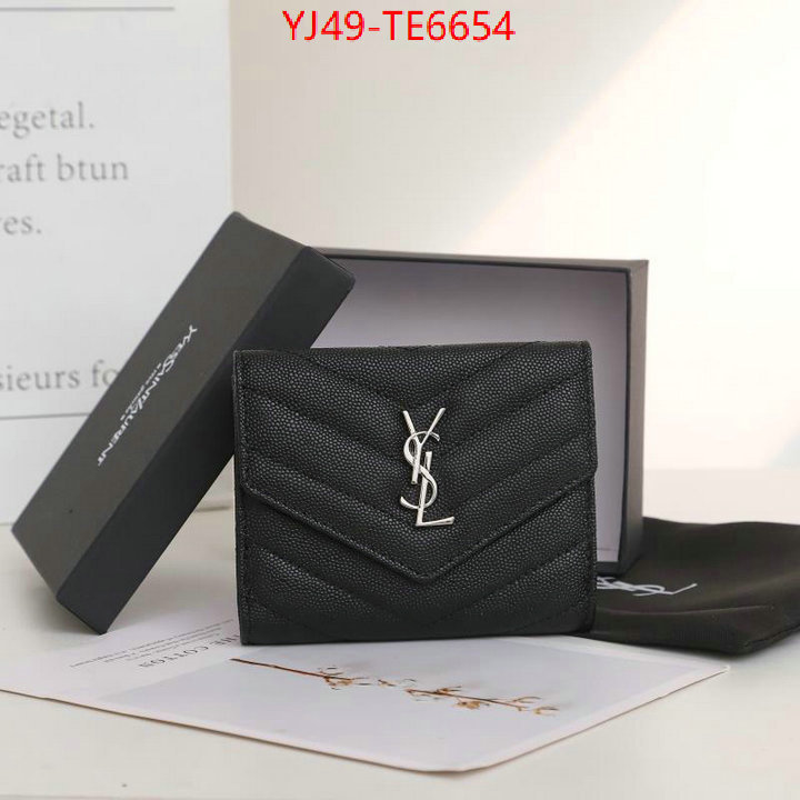 YSL Bag(4A)-Wallet-,only sell high-quality ID: TE6654,$: 49USD