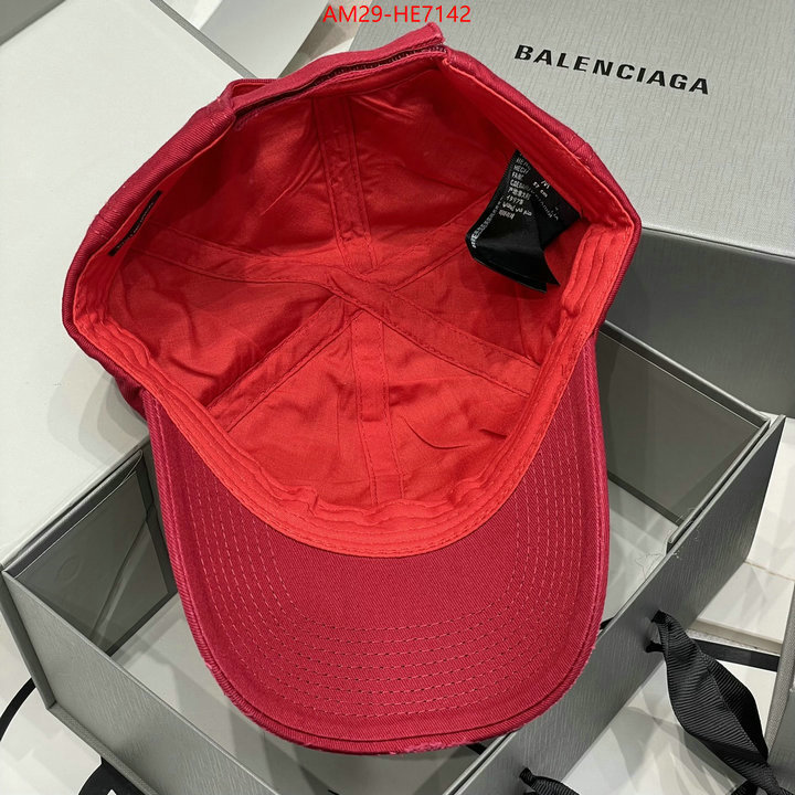 Cap (Hat)-Balenciaga,2023 perfect replica designer ID: HE7142,$: 29USD