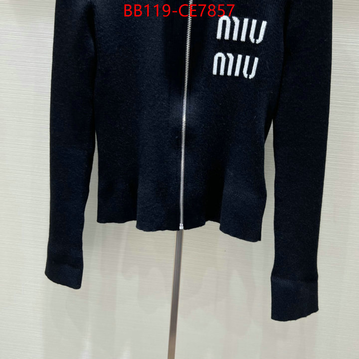 Clothing-MIU MIU,buying replica ID: CE7857,$: 119USD