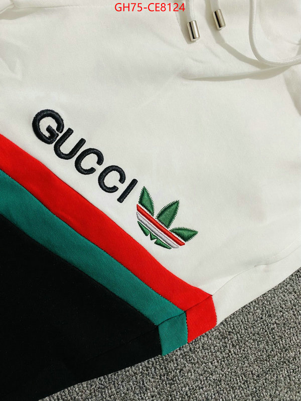 Clothing-Gucci,how to buy replcia ID: CE8124,$: 75USD