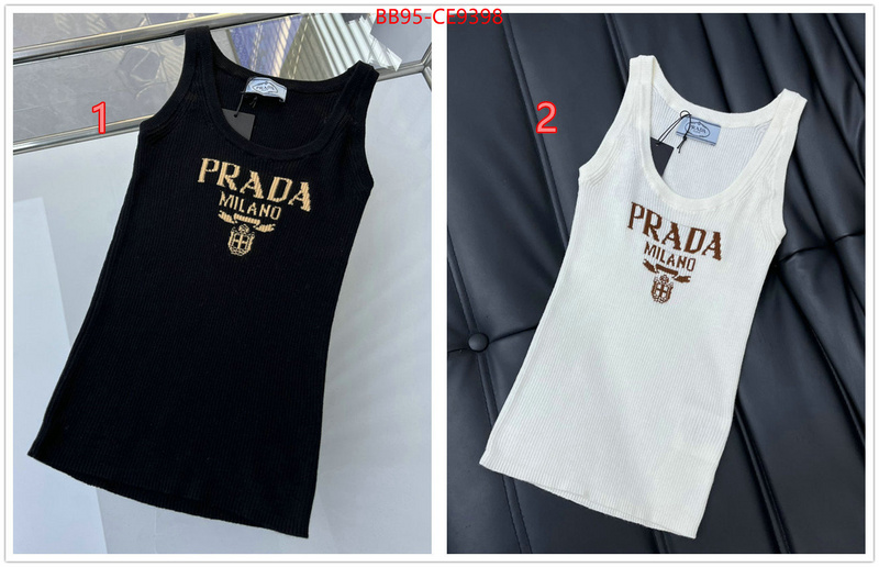 Clothing-Prada,where could you find a great quality designer ID: CE9398,$: 95USD