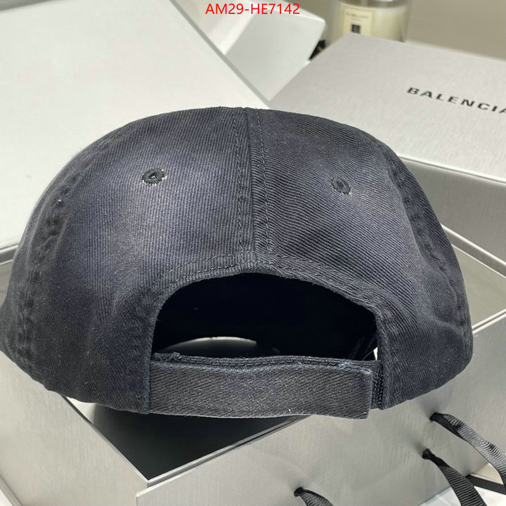 Cap (Hat)-Balenciaga,2023 perfect replica designer ID: HE7142,$: 29USD