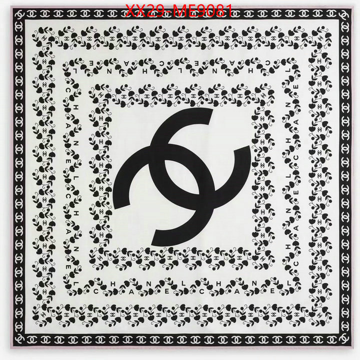 Scarf-Chanel,the highest quality fake ID: ME9081,$: 29USD