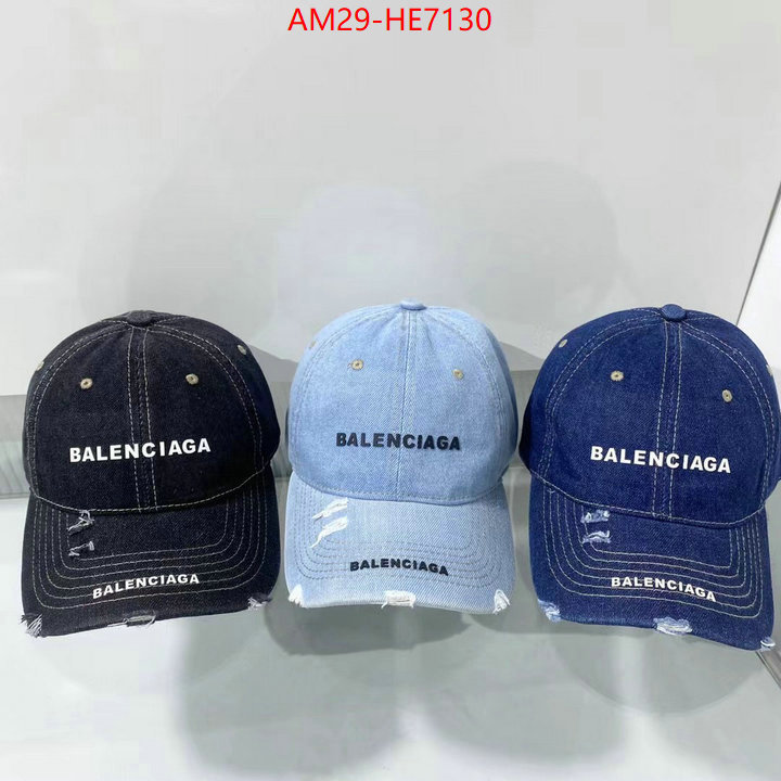 Cap (Hat)-Balenciaga,replica shop ID: HE7130,$: 29USD