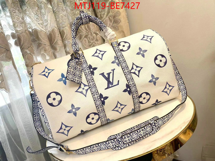 LV Bags(4A)-Keepall BandouliRe 45-50-,where to buy replicas ID: BE7427,$: 119USD