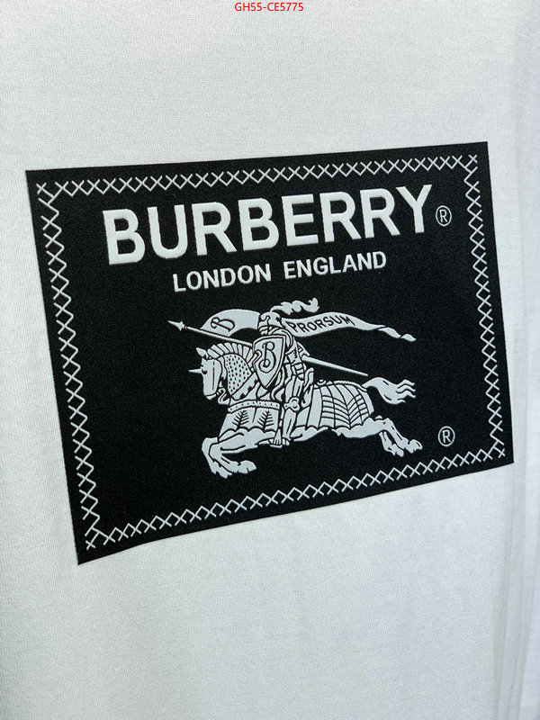 Clothing-Burberry,good quality replica ID: CE5775,$: 55USD