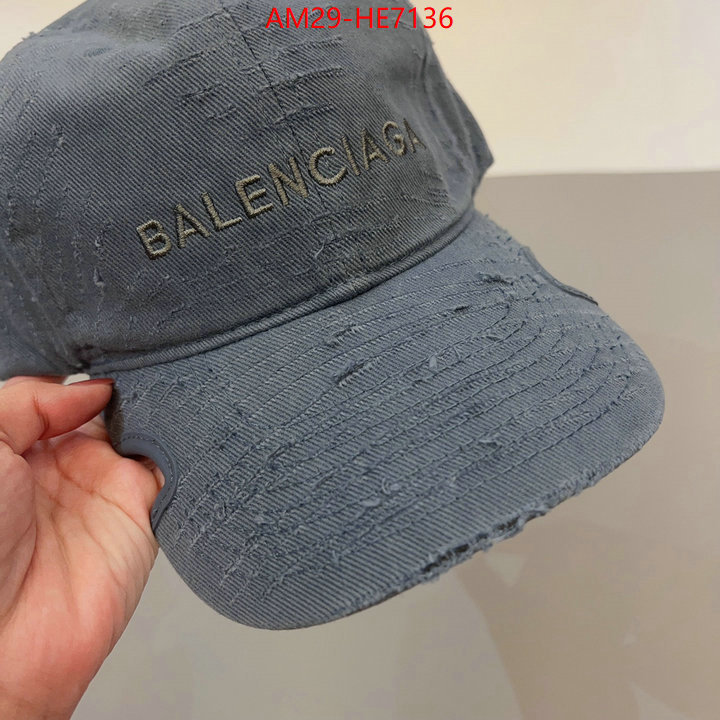 Cap (Hat)-Balenciaga,what are the best replica ID: HE7136,$: 29USD