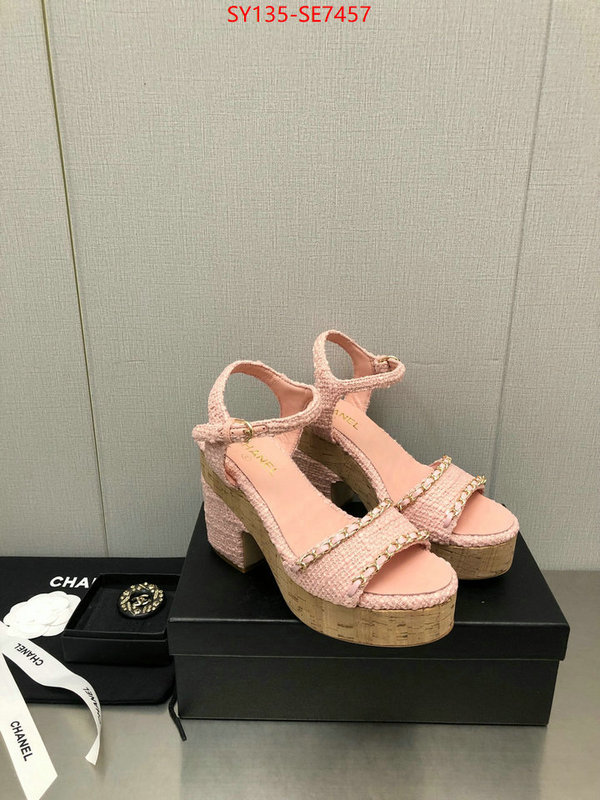 Women Shoes-Chanel,designer 1:1 replica ID: SE7457,$: 135USD