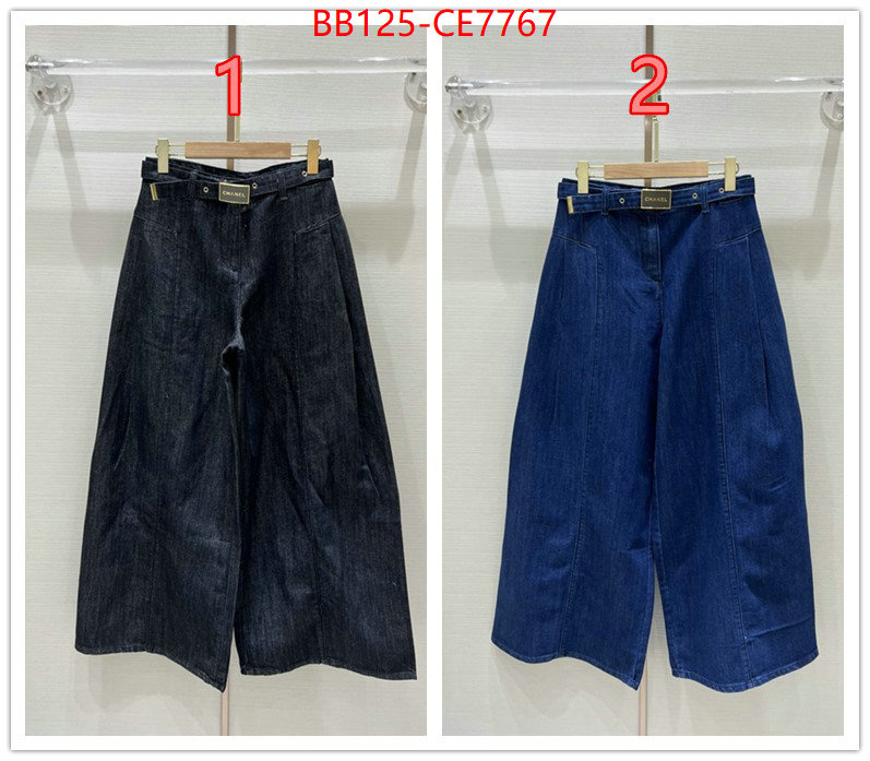 Clothing-Chanel,best replica quality ID: CE7767,$: 125USD