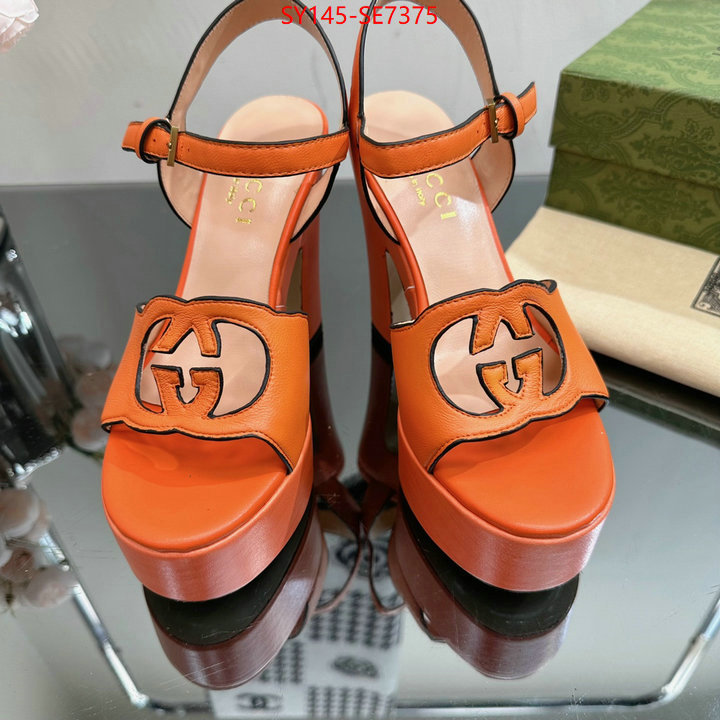 Women Shoes-Gucci,aaaaa replica designer ID: SE7375,$: 145USD