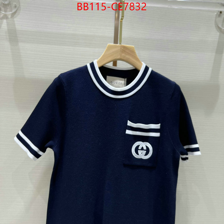 Clothing-Gucci,replica sale online ID: CE7832,$: 115USD