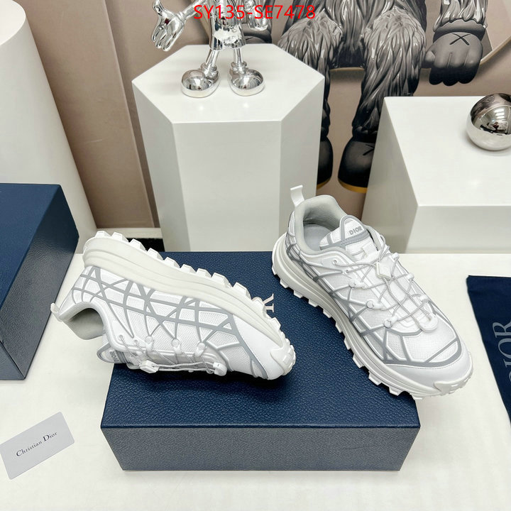 Women Shoes-Dior,the top ultimate knockoff ID: SE7478,$: 135USD