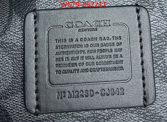 Coach Bags(4A)-Diagonal,how to buy replcia ID: BE7211,$: 79USD