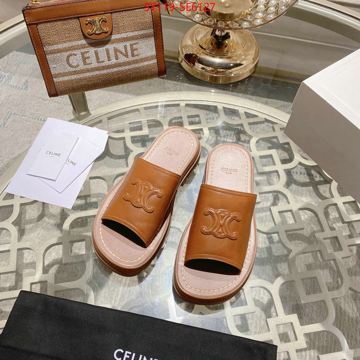 Women Shoes-CELINE,good quality replica ID: SE6127,$: 119USD