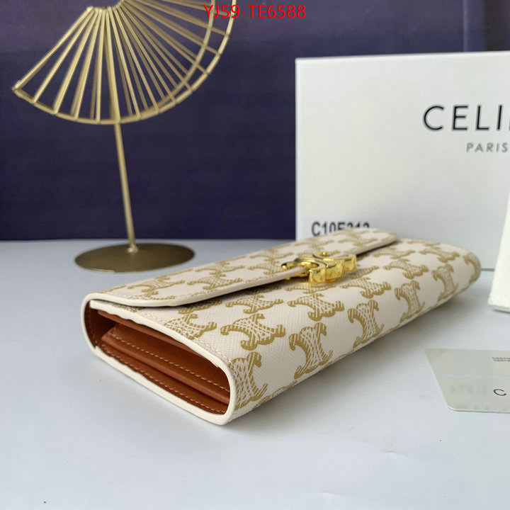 CELINE Bags(4A)-Wallet,2023 luxury replicas ID: TE6588,$: 59USD