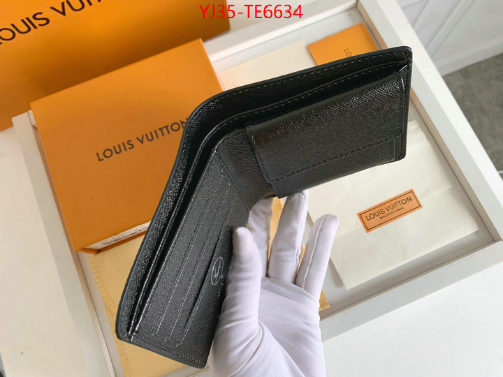 LV Bags(4A)-Wallet,cheap replica designer ID: TE6634,$: 35USD