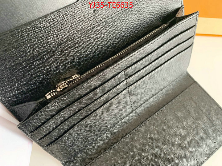 LV Bags(4A)-Wallet,perfect ID: TE6635,$: 35USD