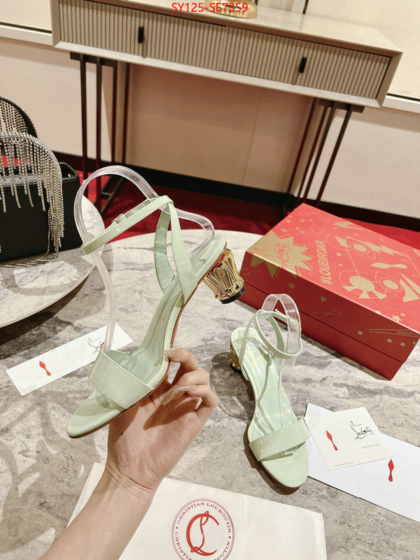 Women Shoes-Christian Louboutin,aaaaa replica designer ID: SE7359,$: 125USD