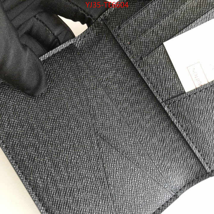 LV Bags(4A)-Wallet,counter quality ID: TE6604,$: 35USD