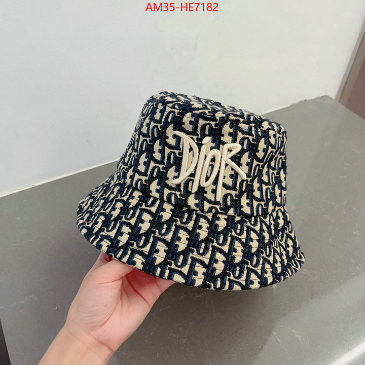 Cap (Hat)-Dior,high quality aaaaa replica ID: HE7182,$: 35USD