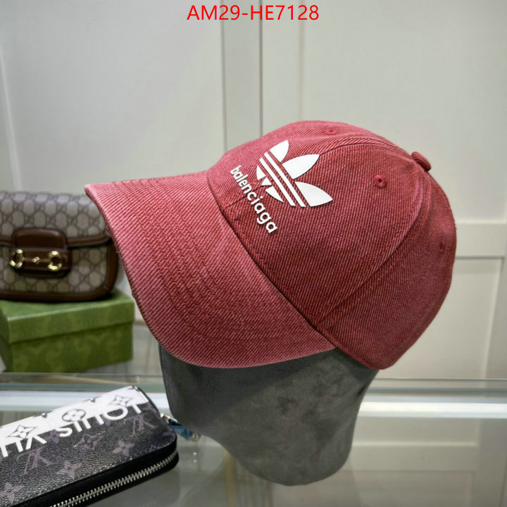 Cap (Hat)-Balenciaga,only sell high-quality ID: HE7128,$: 29USD