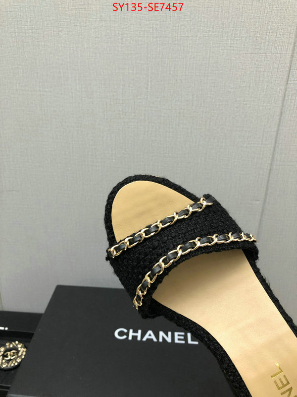 Women Shoes-Chanel,designer 1:1 replica ID: SE7457,$: 135USD