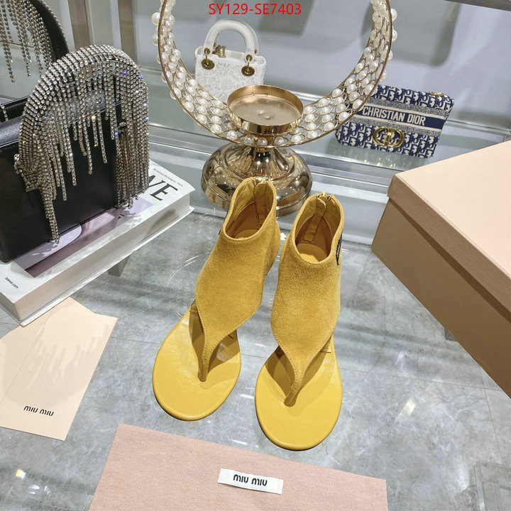 Women Shoes-Miu Miu,buy the best replica ID: SE7403,$: 129USD