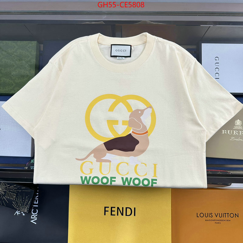 Clothing-Gucci,online china ID: CE5808,$: 55USD