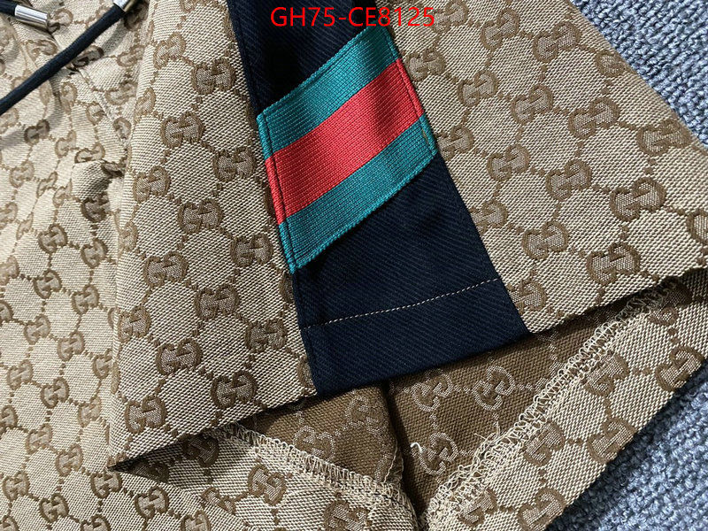 Clothing-Gucci,top sale ID: CE8125,$: 75USD