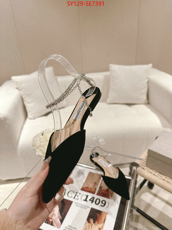 Women Shoes-Jimmy Choo,mirror copy luxury ID: SE7391,$: 129USD