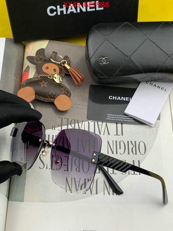 Glasses-Chanel,replica aaaaa+ designer ID: GE7988,$: 49USD