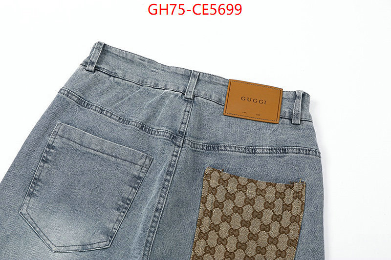 Clothing-Gucci,wholesale designer shop ID: CE5699,$: 75USD