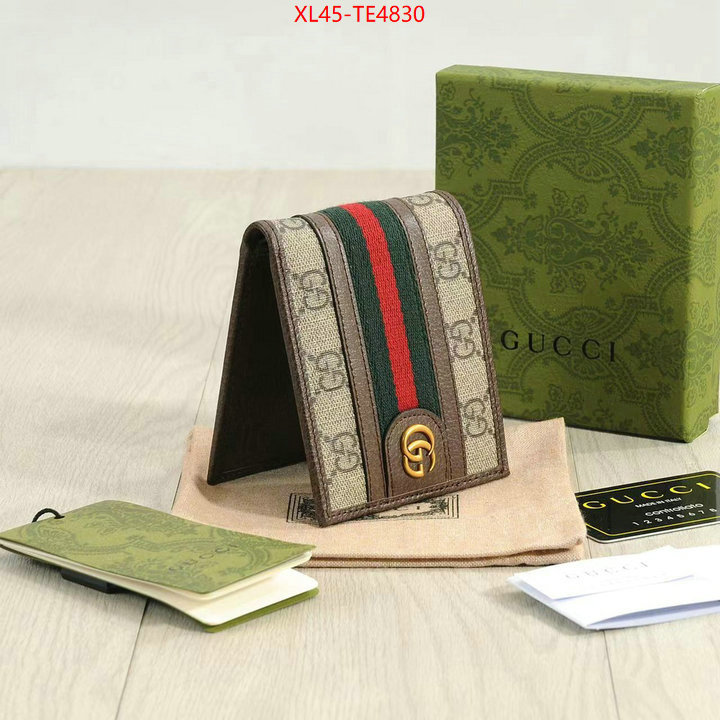 Gucci Bags(4A)-Wallet-,top quality fake ID: TE4830,$: 45USD