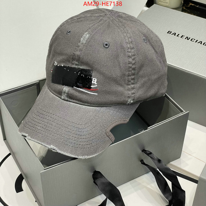 Cap (Hat)-Balenciaga,replica every designer ID: HE7138,$: 29USD