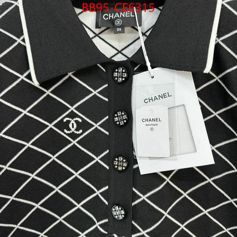 Clothing-Chanel,buy first copy replica ID: CE6315,$: 95USD