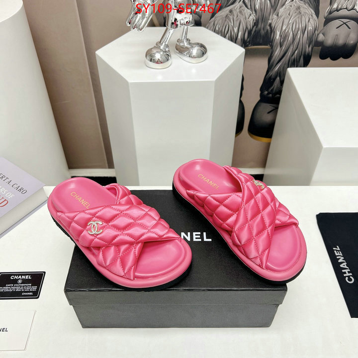 Women Shoes-Chanel,where quality designer replica ID: SE7467,$: 109USD