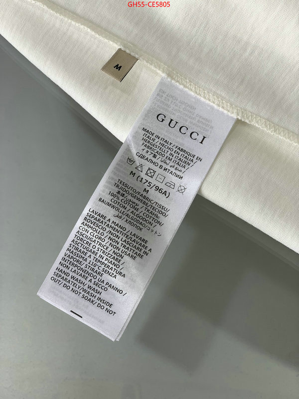 Clothing-Gucci,every designer ID: CE5805,$: 55USD