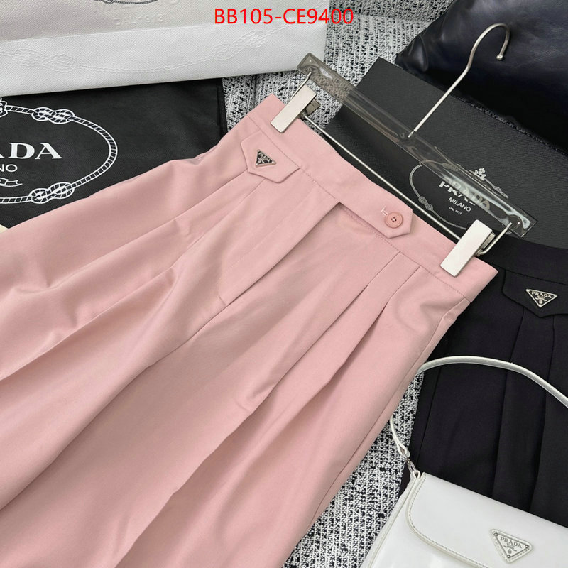 Clothing-Prada,replica aaaaa designer ID: CE9400,$: 105USD