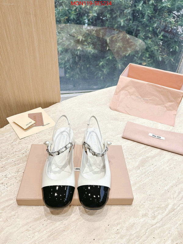 Women Shoes-Miu Miu,only sell high-quality ID: SE5234,$: 119USD