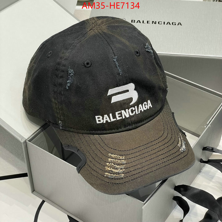 Cap (Hat)-Balenciaga,replcia cheap from china ID: HE7134,$: 35USD