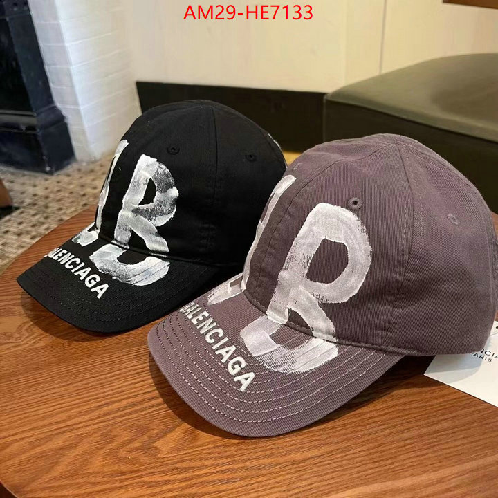 Cap (Hat)-Balenciaga,how can i find replica ID: HE7133,$: 29USD